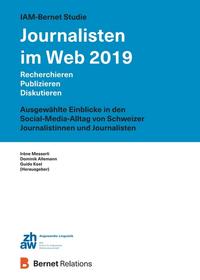 Vorderes Coverbild IAM-Bernet Studie Journalisten im Web 2019