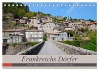 Frankreichs Dörfer (Tischkalender 2025 DIN A5 quer), CALVENDO Monatskalender