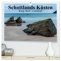 Schottlands Küsten. Karg, herb, traumhaft (hochwertiger Premium Wandkalender 2026 DIN A2 quer), Kunstdruck in Hochglanz