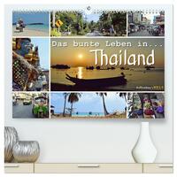 Das bunte Leben in Thailand (hochwertiger Premium Wandkalender 2026 DIN A2 quer), Kunstdruck in Hochglanz