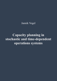 Capacity planning in stochastic and time-dependent operations systems