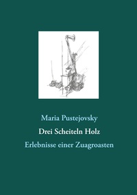 Drei Scheiteln Holz