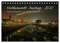 Vorderes Coverbild Duisburg Nachtmomente 2025 (Tischkalender 2025 DIN A5 quer), CALVENDO Monatskalender