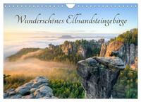 Vorderes Coverbild Wunderschönes Elbsandsteingebirge (Wandkalender 2025 DIN A4 quer), CALVENDO Monatskalender