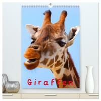 Giraffen (hochwertiger Premium Wandkalender 2026 DIN A2 hoch), Kunstdruck in Hochglanz