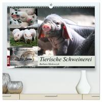 Tierische Schweinerei (hochwertiger Premium Wandkalender 2026 DIN A2 quer), Kunstdruck in Hochglanz