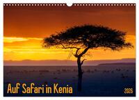 Auf Safari in Kenia 2026 (Wandkalender 2026 DIN A3 quer), CALVENDO Monatskalender