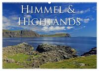 Himmel und Highlands (Wandkalender 2025 DIN A2 quer), CALVENDO Monatskalender