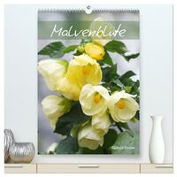Malvenblüte (hochwertiger Premium Wandkalender 2025 DIN A2 hoch), Kunstdruck in Hochglanz