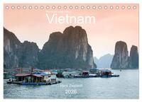 Vietnam - Momente einer Reise (Tischkalender 2026 DIN A5 quer), CALVENDO Monatskalender