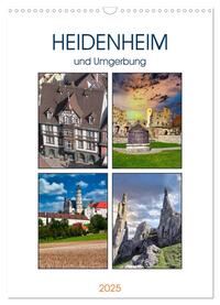 Vorderes Coverbild Heidenheim und Umgebung (Wandkalender 2025 DIN A3 hoch), CALVENDO Monatskalender