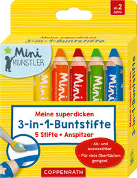 Meine superdicken 3-in-1-Buntstifte