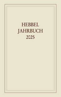 Vorderes Coverbild Hebbel-Jahrbuch 80/2025