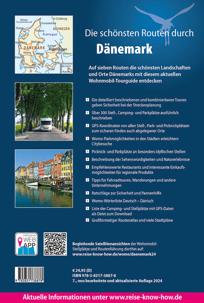 Rückseitencover Reise Know-How Wohnmobil-Tourguide Dänemark