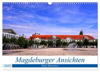 Magdeburger Ansichten (Wandkalender 2025 DIN A3 quer), CALVENDO Monatskalender