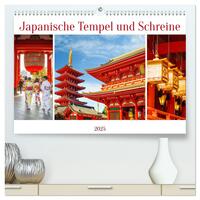 Vorderes Coverbild Japanische Tempel und Schreine (hochwertiger Premium Wandkalender 2025 DIN A2 quer), Kunstdruck in Hochglanz