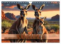 Die Welt der Kängurus (Wandkalender 2026 DIN A4 quer), CALVENDO Monatskalender
