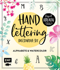 Vorderes Coverbild Handlettering – Das Starter-Set: Alphabete und Watercolor