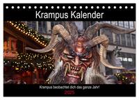 Krampus Kalender 2025 (Tischkalender 2025 DIN A5 quer), CALVENDO Monatskalender