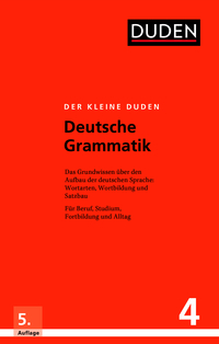 Vorderes Coverbild Der kleine Duden – Deutsche Grammatik