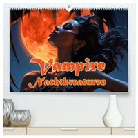 Vampire Nachtkreaturen (hochwertiger Premium Wandkalender 2025 DIN A2 quer), Kunstdruck in Hochglanz
