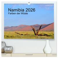 Vorderes Coverbild Namibia 2026 Farben der Wüste (hochwertiger Premium Wandkalender 2026 DIN A2 quer), Kunstdruck in Hochglanz