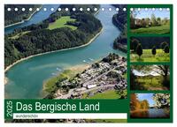 Das Bergische Land - wunderschön (Tischkalender 2025 DIN A5 quer), CALVENDO Monatskalender