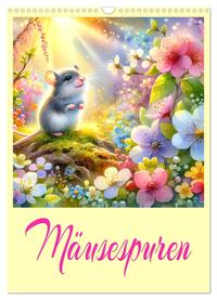 Mäusespuren (Wandkalender 2025 DIN A3 hoch), CALVENDO Monatskalender