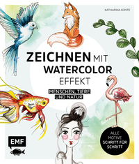 Vorderes Coverbild Zeichnen mit Watercolor-Effekt