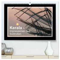 Vorderes Coverbild Kerala - Impressionen aus Südindien (hochwertiger Premium Wandkalender 2025 DIN A2 quer), Kunstdruck in Hochglanz