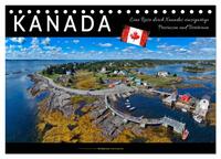 Kanada - eine Reise durch Kanadas einzigartige Provinzen und Territorien (Tischkalender 2025 DIN A5 quer), CALVENDO Monatskalender