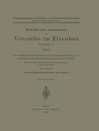 Berichte des Ausschusses für Versuche im Eisenbau
