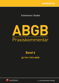Vorderes Coverbild ABGB Praxiskommentar / ABGB Praxiskommentar - Band 6