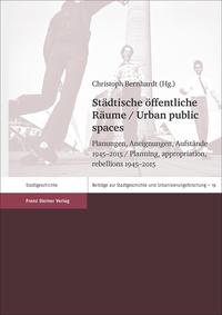 Vorderes Coverbild Städtische öffentliche Räume / Urban public spaces