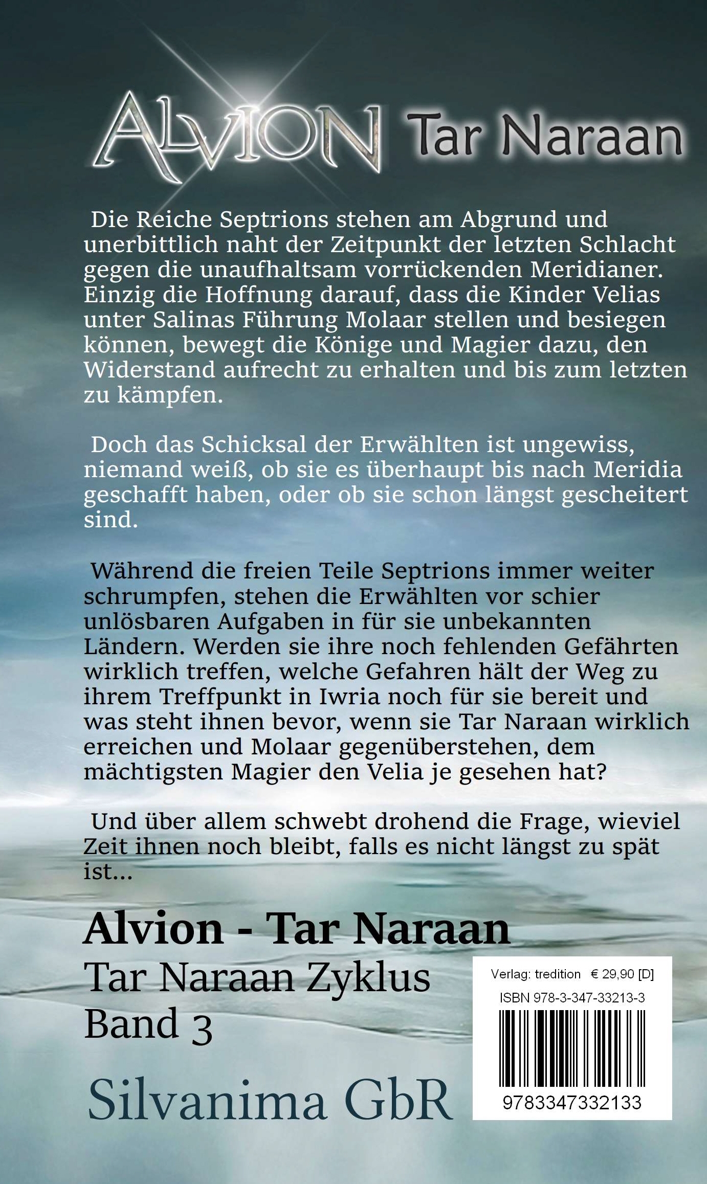 Rückseitencover Alvion - Tar Naraan