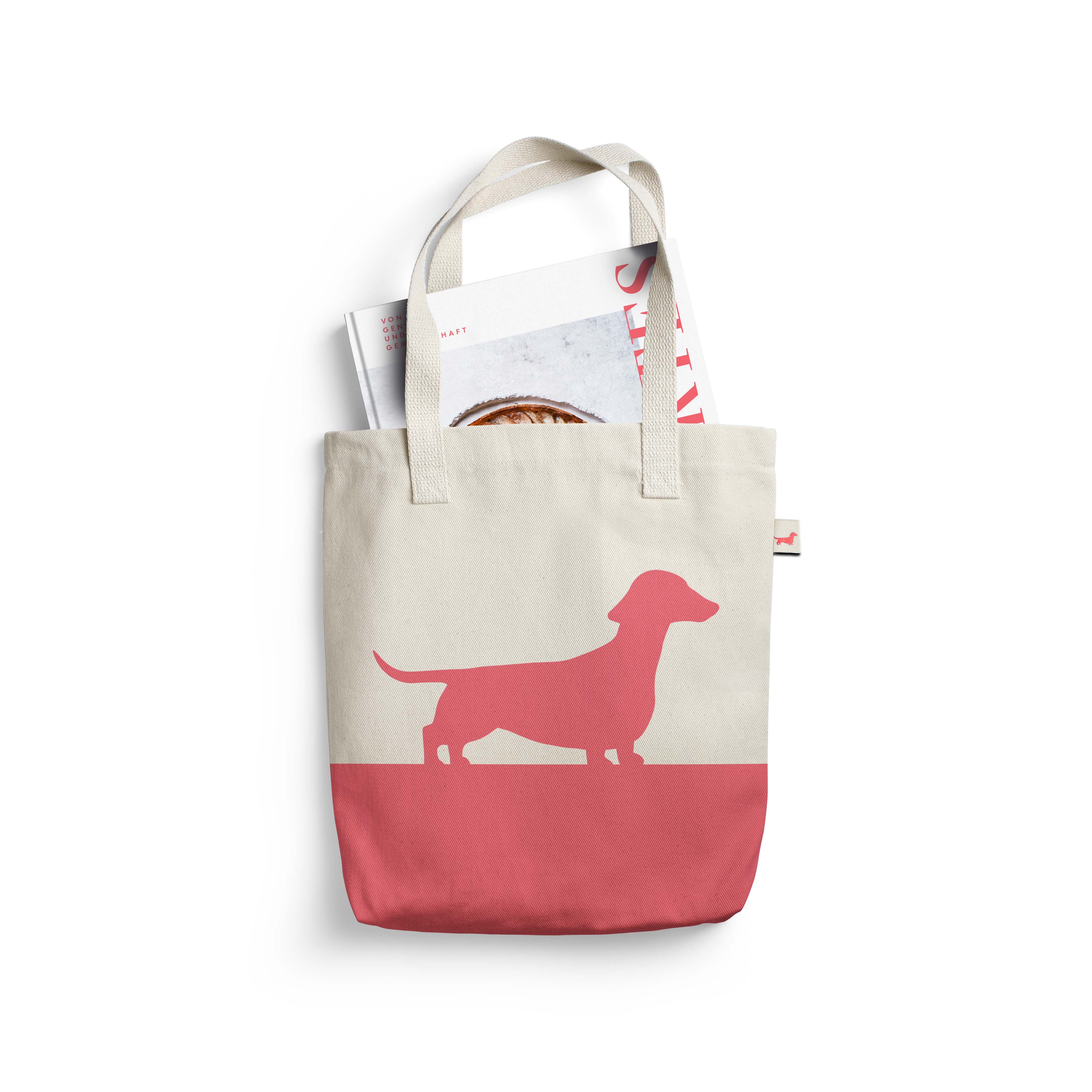 Jutebeutel: Der Dackel Shopper