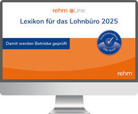 Lexikon für das Lohnbüro 2025 online