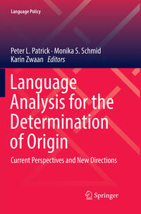 Language Analysis for the Determination of Origin