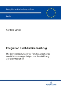 Vorderes Coverbild Integration durch Familiennachzug