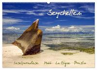 Seychellen - Inselparadiese Mahé La Digue Praslin (Wandkalender 2025 DIN A2 quer), CALVENDO Monatskalender