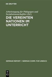 Die Vereinten Nationen im Unterricht