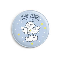 Button: Schutzengel für Jungen