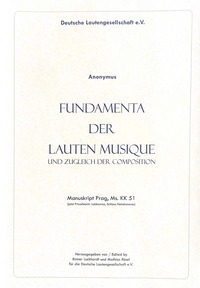 Fundamenta der Lauten Musik