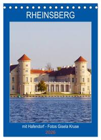 Rheinsberg mit Hafendorf (Tischkalender 2026 DIN A5 hoch), CALVENDO Monatskalender