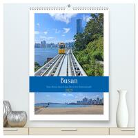Busan - Eine Reise durch das Herz der Küstenstadt (hochwertiger Premium Wandkalender 2025 DIN A2 hoch), Kunstdruck in Hochglanz