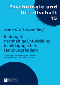 Bildung für nachhaltige Entwicklung in pädagogischen Handlungsfeldern