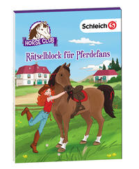 Vorderes Coverbild schleich® Horse Club™ – Rätselblock für Pferdefans