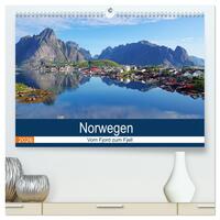 Norwegen 2026 - vom Fjord zum Fjell (hochwertiger Premium Wandkalender 2026 DIN A2 quer), Kunstdruck in Hochglanz