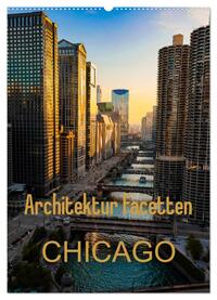 Architektur Facetten Chicago 2025 (Wandkalender 2025 DIN A2 hoch), CALVENDO Monatskalender