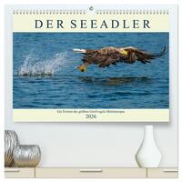 DER SEEADLER Ein Portrait des größten Greifvogels Mitteleuropas (hochwertiger Premium Wandkalender 2026 DIN A2 quer), Kunstdruck in Hochglanz